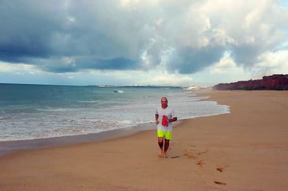 Otra imagen en la cotidianidad de Paolo.