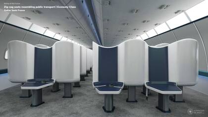 Otra opción es brindar mayor espacio a los pasajeros en clase turista a través de una ingeniosa solución