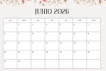 Otra opción para anotar las actividades de junio