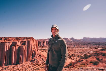 Otra postal de su reciente paso por La Rioja