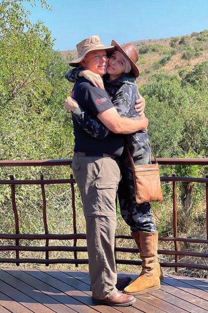 Otra postal del reencuentro.