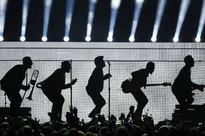 Otra postal del show el entretiempo