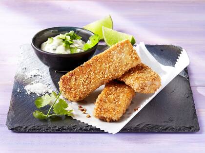 Otra variable son los bastones de abadejo y sésamo