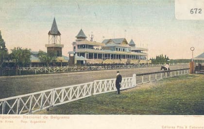 Otra vista del Hipódromo de Belgrano, en el sitio que hoy ocupa el Barrio River.