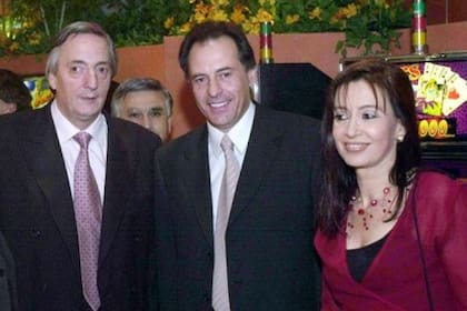 Otras épocas, Cristóbal López junto al matrimonio Kirchner