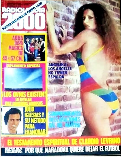 Otras épocas: Julio Iglesias enamora, Maradona quiere dejar el fútbol y Angelika Perrone arrasa en tapa