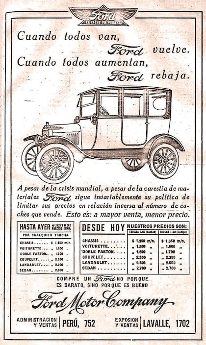 Otro aviso de Ford