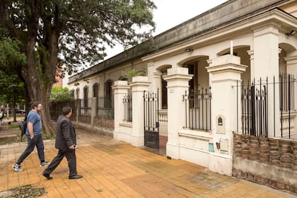 La entrada del convento