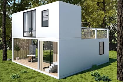 Otro corte de la vivienda que se vende por Amazon