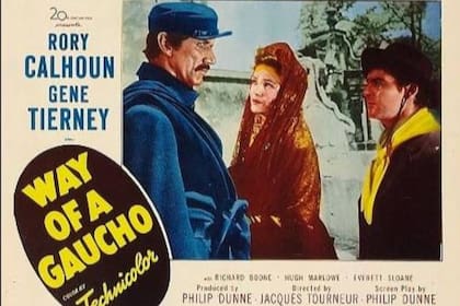 Otro de los afiches de El camino del gaucho