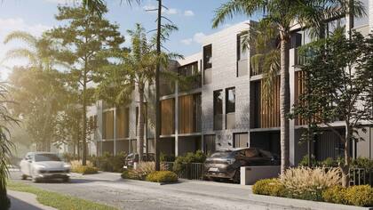 Otro de los emprendimientos de la zona es un barrio cerrado de 109 townhouses