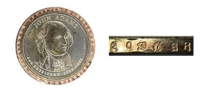 Otro de los errores habituales de esta serie de monedas es la denominada "letras invertidas"