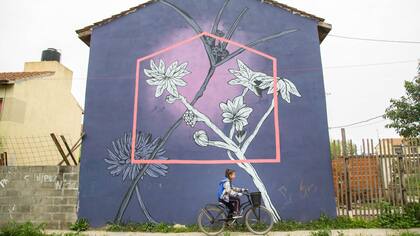 Otro de los murales que forman parte del proyecto Pinta tu Barrio, en Quilmes