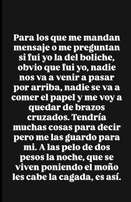 Otro incidente policial involucró a Morena Rial.