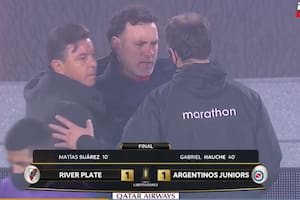River-Argentinos: un partido intenso y un severo cruce entre Gallardo y Milito al final