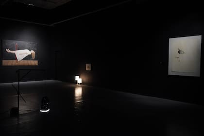 Otro tipo de pasaje, el que va de la vigilia al sueño, inspira la exposición titulada "Un mundo que no consigue dormir"