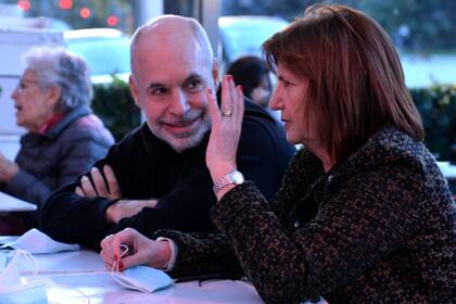 Otros tiempos. Larreta y Bullrich, juntos tras el acuerdo para las elecciones de medio término. Hoy están enfrentados.