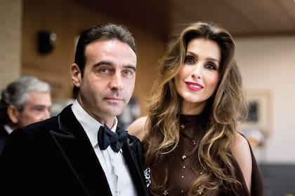 Otros tiempos. Paloma Cuevas y Enrique Ponce, que estuvieron casados más de dos décadas, en una comida, en 2016.