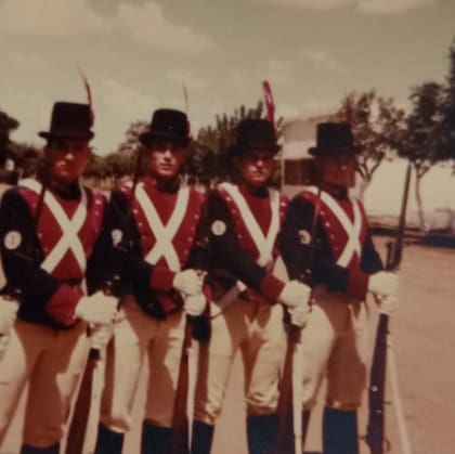 Otros tiempos para Omar Tarramasco, (tercero de izquierda a derecha)