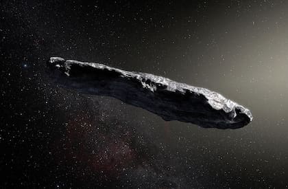 'Oumuamua fue el primer objeto interestelar descubierto dentro del sistema solar. Foto: European Southern Observatory, M. Kornmesser