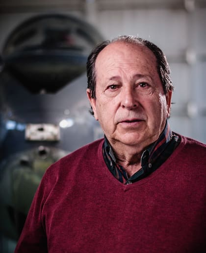 Owen Crippa, piloto del mítico Aermacchi 339A (4-A-115) que es protagonista de esta historia. (Cortesía de Owen Crippa)