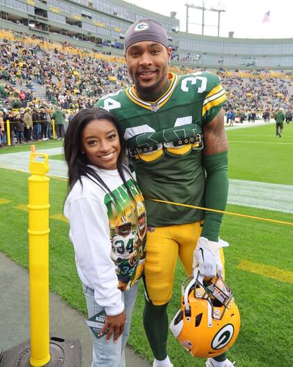 Owens es jugador de la NFL (Foto: Instagram @simonebiles)