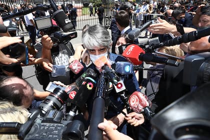 Pablo Echarri habló con la prensa al salir de la Casa Rosada