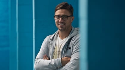 Pablo Álvarez, jugador de Racing, mano a mano con LA NACION