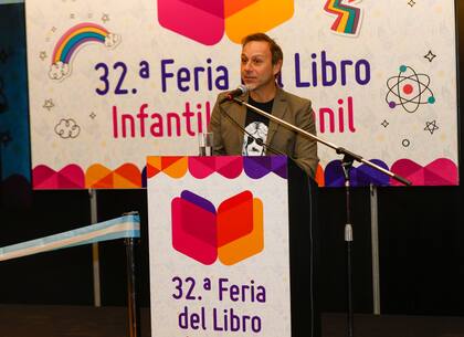 Pablo Bernasconi fue el autor invitado para inaugurar la 32° Feria del Libro Infantil y Juvenil en el ex CCK