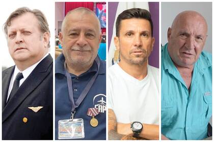 Pablo Biró, Edgardo Llano, Rubén Fernández y Juan Pablo Brey.