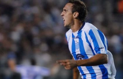 Pablo Caballero en su época como jugador de Racing