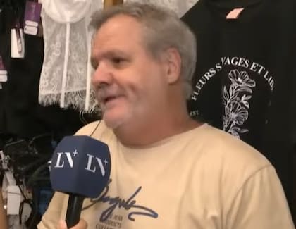 Pablo, el dueño de un local de ropa sobre la calle Avellaneda