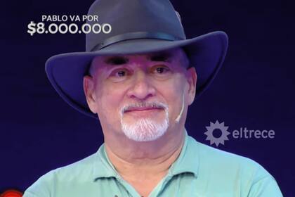 Pablo es abogado y durante su paso en el programa acumuló 8 millones de pesos (Foto: Captura de video)