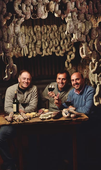 Pablo, Fabio y Hernán Cagnoli, tercera generación de la empresa.