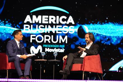 Pablo Iacovelli en plena conversación en America Business Forum