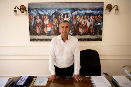 Pablo Javkin, en su despacho de la intendencia de Rosario