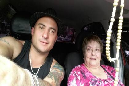 Pablo junto a su mamá, uno de los pilares de su vida