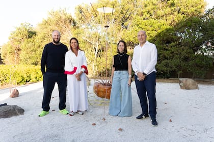 Pablo León de la Barra, Virginia Cervieri, Guadalupe Requena y Pablo Monsuárez