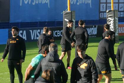 Pablo Matera, de frente; será titular mañana en Vélez, en el encuentro entre Jaguares y Brumbies