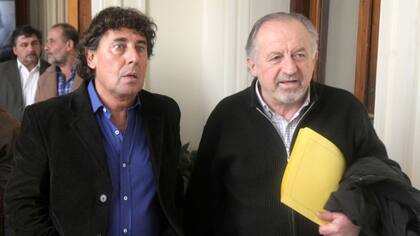 Los líderes de las CTA, Pablo Micheli y Hugo Yasky