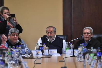 Pablo Moyano, Héctor Daer y Carlos Acuña integran el triunvirato de mando de la CGT