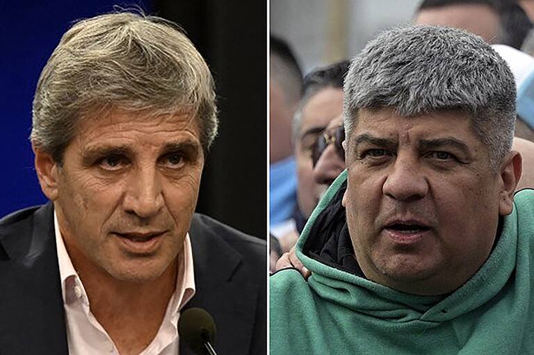 La amenaza de Pablo Moyano contra Luis Caputo y la respuesta del