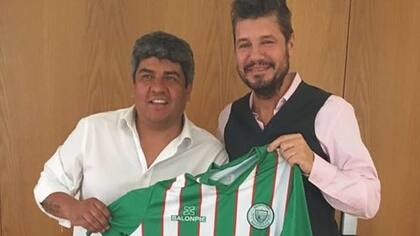 Pablo Moyano y Marcelo Tinelli