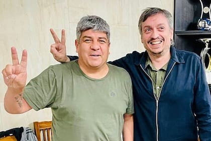 Pablo Moyano y Máximo Kirchner