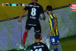 Clásico rosarino: el drone destruido por un jugador y el banderazo sin protocolo