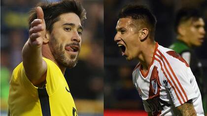 Pablo Pérez y Carlos Auzqui, figuras en los triunfos de River y Boca