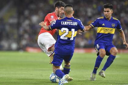Pablo Pérez y la pierna al límite frente al colombiano Campuzano