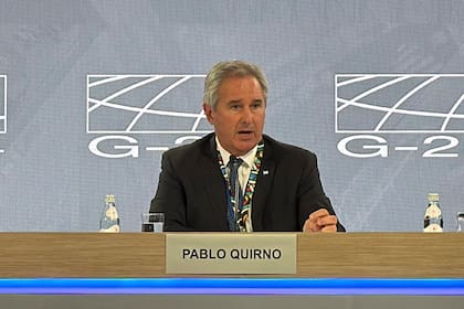 Pablo Quino, secretario de Finanzas de la Nación, apoya el préstamo