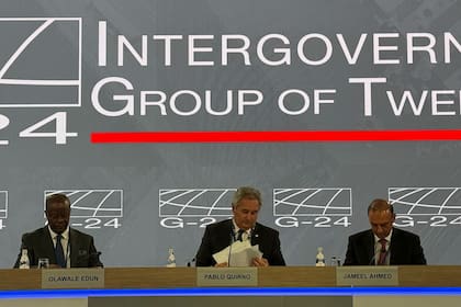 Pablo Quirno, en el panel del G-24