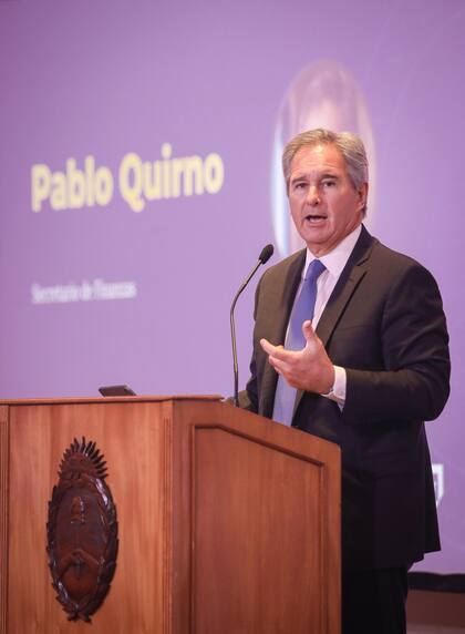 Pablo Quirno, secretario de Finanzas de la República Argentina.